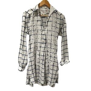 Le‎ Sarte Pettegole Embroidered Dress Size 42 (Size 10) Italy